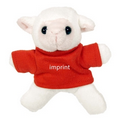 3" Lamb Magnet with shirt and one color imprint